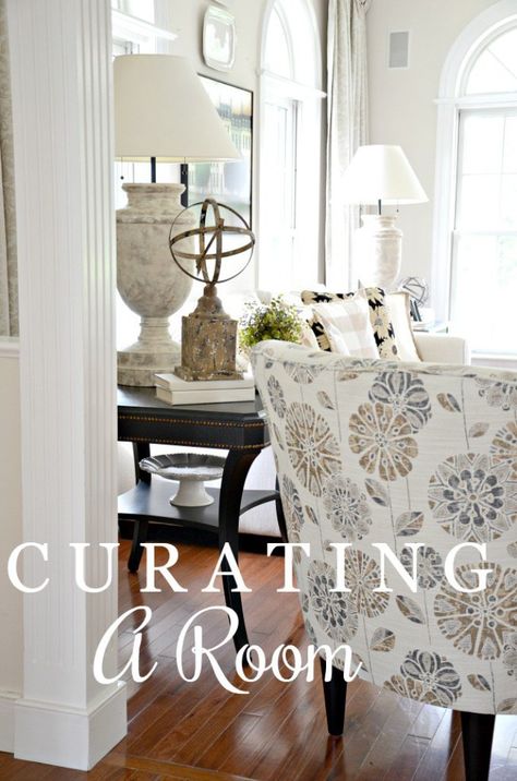 CURATING A ROOM- CREATING A ROOM THAT IS DISTINCTLY YOU AND FILLED WITH BEAUTIFUL PIECES THAT WORK TOGETHER FOR A ONE OF A KIND LOOK! Stylish Bedroom Design, Farmhouse Side Table, Room Transformation, French Country Decorating, Farmhouse Living, Simple House, Cool Rooms, Home Decor Tips, Country Decor