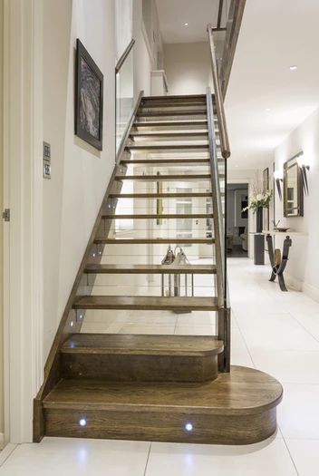 Stairwell Ideas, Staircase Manufacturers, House Designs Ireland, Getaway House, Oak Staircase, Stair Renovation, Open Stairs, Stair Gallery, Staircase Design Modern