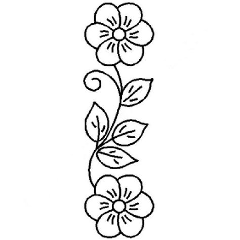 embroidery patterns Sashiko Stencils, Flower Pattern Drawing, Native Beading Patterns, Quilting Stencils, Free Stencils, Border Designs, Hand Embroidery Flowers, Embroidery Flowers Pattern, Creative Embroidery