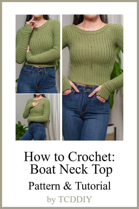 Unleash Your
Creativity: Discover the New Crochet Pattern of Your Dreams! Boat Neck Top Patterns, Crochet Loungewear, Crochet Boat, Crochet Autumn, Boat Neck Top, Amazing Crochet, Autumn Ideas, Step By Step Crochet, Cozy Crochet