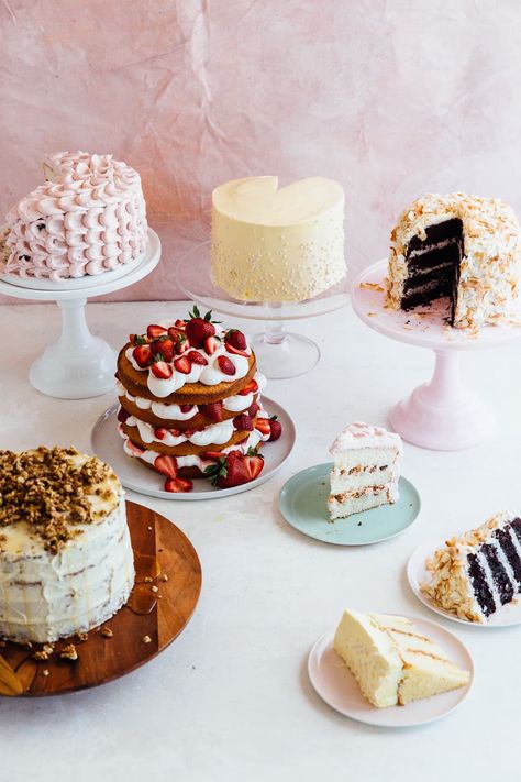 These 5 Stylish Layer Cakes Will Make Any Party More Magical — Stylish Layer Cakes from Tessa Huff Birthday Cake For Daughter, Thanksgiving Platter, Cake Shots, Dessert Photography, Cake Photography, Layer Cakes, Icing Recipe, Julia Child, Gorgeous Cakes