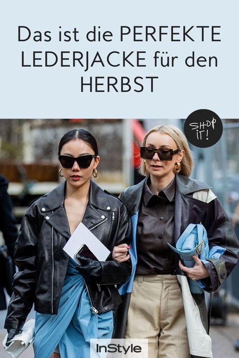 Lederjacken gehören als Modetrend einfach zum Herbst dazu. Die perfekte Jacke für 2020 haben wir jetzt zum Shoppen gefunden. #instyle #instylegermany #lederjacke #bikerjacke #ivyoak #herbstjacke #uebergangsjacke Rock Chic, Movie Posters, Film Posters