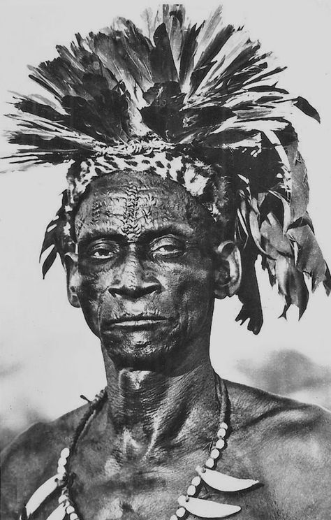 African Chief, Indigenous Pride, Vintage Africa, Congo Africa, African Tribe, Belgian Congo, African Ancestry, Native American Paintings, Aboriginal Culture