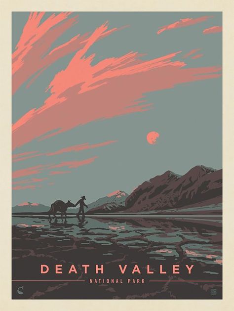 sky graphic Illustration Kunst, Anderson Design Group, Gig Poster, Vintage Poster Design, Retro Travel Poster, Nature Posters, Park Art, National Park Posters, Art Et Illustration