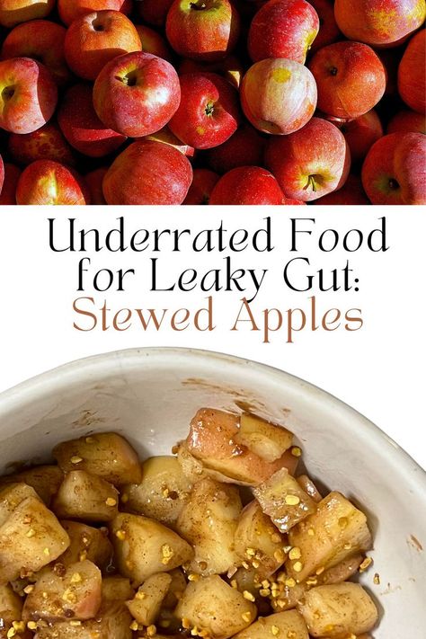 Food For Healing, Stewed Apples Recipe, Leaky Gut Recipes, Healing Leaky Gut, Stewed Apples, Healthy Gut Recipes, Apple Benefits, Candida Diet Recipes, Gut Healing Recipes