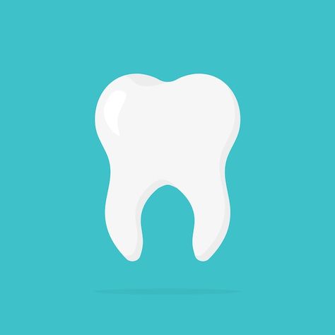 Vector healthy clean white tooth with sh... | Premium Vector #Freepik #vector #teeth #tooth #tooth-cartoon #dental Teeth Vector, Teeth Illustration, Tooth Icon, Tooth Cartoon, Dental Photography, Cartoon Logo, Simple Illustration, White Teeth, Healthy Teeth