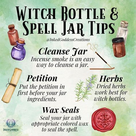 Where To Keep Spell Jars, Imbolc Spell Jar, Herb Spell Jars, Nightmare Spell Jar, Witch Bottles Recipes, Pickle Spell, Self Confidence Spell Jar, Emotional Stability Spell Jar, Spell Jars Without Crystals