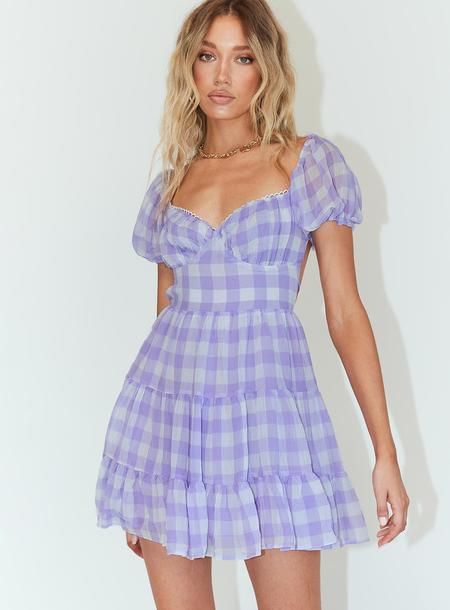 Lilac Dress Casual, Maximalist Wardrobe, Tcu Gameday, Lilac House, Winter Mini Dresses, Dress Lilac, Polly Dress, Short Summer Dresses, Dress Princess