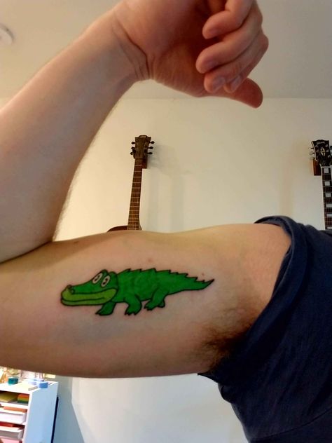 King Gizzard And The Lizard Wizard Tattoo, King Gizzard Tattoo, King Gizzard And The Lizard Wizard Art, King Gizzard And The Lizard Wizard, Tatum Tattoo, Tattoo King, Babe Rainbow, Crocodile Tattoo, Wizard Tattoo