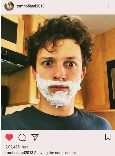 Tom Holland Fanfiction, Tom Holland Spiderman, Tommy Boy, Animal Sketches, Shaving Cream, Peter Parker, Tom Holland, Sabrina Carpenter, Shaving