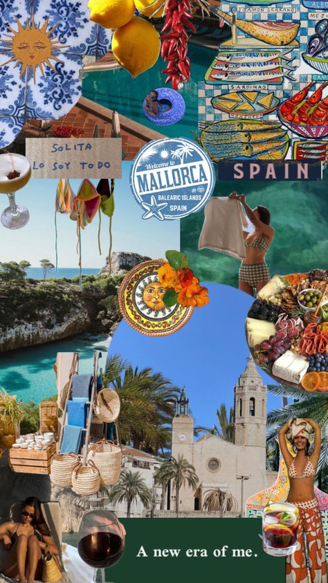 #mallorca #mallorcasummer #summer #moodboard European Summer Moodboard, Mallorca Summer Aesthetic, Spanish Aesthetic Wallpaper, Summer In Spain Aesthetic, Spain Moodboard, Spanish Summer Aesthetic, Mallorca Spain Aesthetic, Spanish Background, Wallpaper Mediterranean