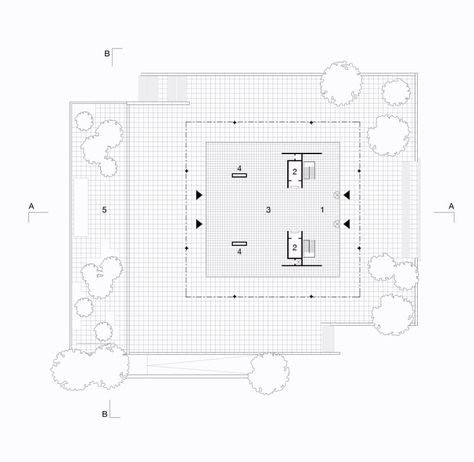 Ludwig Mies van der Rohe, Rory Gardiner · Neue Nationalgalerie Mies Van Der Rohe Drawings, Mies Van Der Rohe Plan, Square Floor Plans, Architecture Floor Plan, Section Elevation, Architectural Plan, Arch Art, Architecture Styles, Ludwig Mies Van Der Rohe