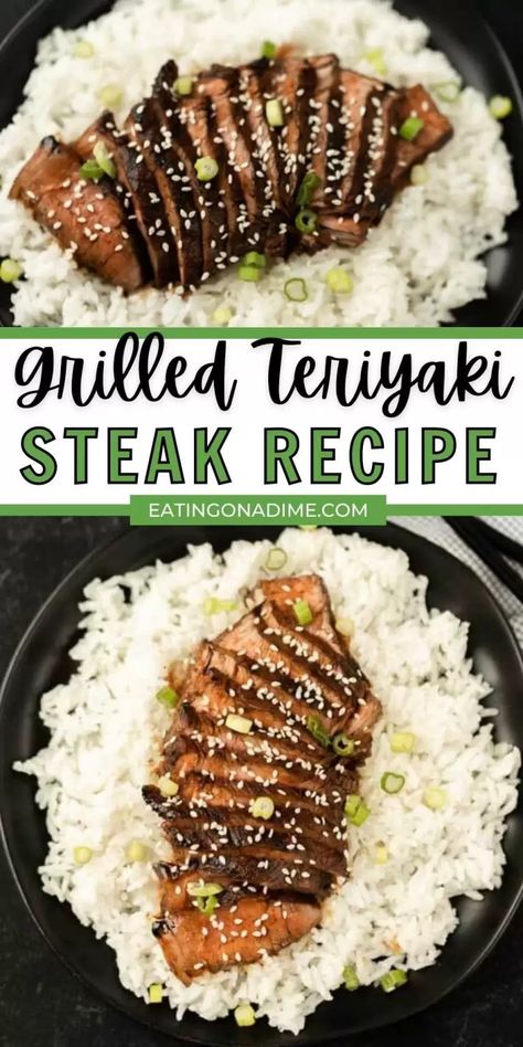 Teriyaki Steak Marinade, Cheap Steak, Ways To Cook Steak, Teriyaki Steak, Tuna Steak Recipes, Teriyaki Recipe, Flank Steak Recipes, Cooking Mama, Fancy Dinner Recipes