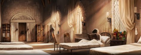 Hospital Wing Harry Potter Wiki, Fred And George Weasley, Images Harry Potter, Hogwarts Castle, Potter Art, Chamber Of Secrets, George Weasley, Harry Potter Anime, Harry Potter Books