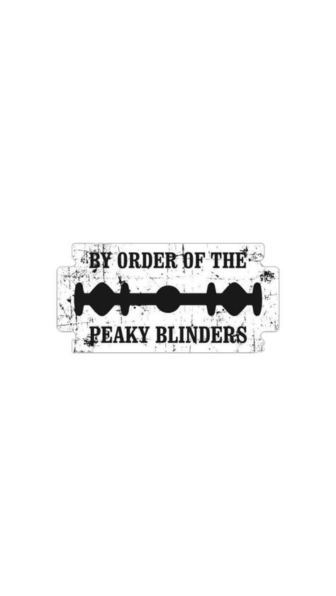 By Order Of The Peaky Blinders Tattoo, By Order Of The Peaky Blinders, Tommy Shelby Tattoo Design, Peaky Blinders Tattoo Design, Peaky Blinders Tattoo Ideas, Peaky Blinders Stickers, Peaky Blinders Gang, Peaky Blinders Tattoo, Tv Tattoo