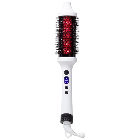 Infrared Heated Thermal Hot Round Brush - BondiBoost | Sephora Heated Round Brush, Supermodel Hair, Bondi Boost, Thermal Brush, Help Hair Growth, Textured Curly Hair, Ceramic Hair, Styling Iron, Wet Brush