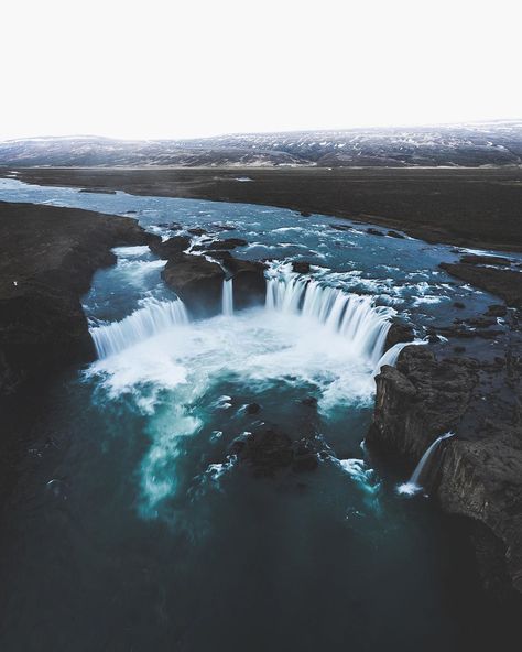 Godafoss Iceland, Iceland Waterfalls, Iceland Reykjavik, Long Exposure, Reykjavik, Amazing Nature, Niagara Falls, Namaste, Iceland