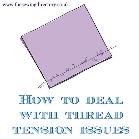 How to deal with sewing machine thread tension problems Sewing Tension Guide, Sewing Machine Tension, Sewing Machines Best, Thread Tension, Sewing Machine Thread, Brother Sewing Machines, Sewing Alterations, Sewing Essentials, Sewing Stitches