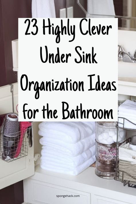 I’ve got the itch…to organize under my bathroom sink! It’s been bothering me soo much. Yes! It’s time to say peace out to the chaos and hello to a fresh undersink organization! There is a lot of wasted space under there that can be used, especially if you don’t have a bathroom closet you can […] Organization Under Bathroom Sink, Ikea Under Sink Storage, Organization Ideas For The Bathroom, How To Organize Under Bathroom Sink, Under Sink Organization Ideas, Bathroom Storage Ideas Under Sink, Under Bathroom Sink Storage Ideas, Under The Bathroom Sink Organization, Organize Under Bathroom Sink