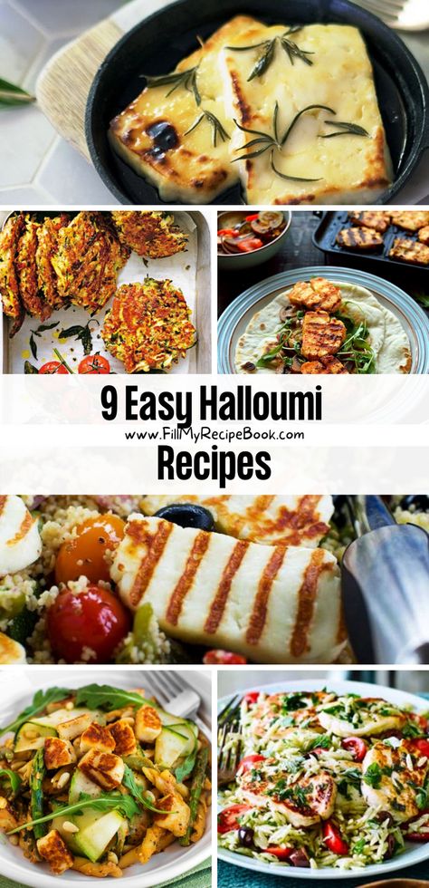 We share a few easy halloumi recipe ideas to create for meals or dinners and lunches, salads or burritos, and others to choose from. Keto Haloumi Recipes, Halloumi Lunch Ideas, Meals With Halloumi, Haloumi Appetizers, Easy Halloumi Recipes, Halloumi Wraps Recipes, Recipe With Halloumi, Baked Halloumi Recipes, Halloumi Appetizer Recipes