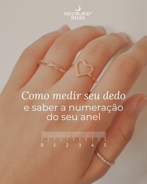 💍 Se você ainda não sabe como descobrir o tamanho do anel ou aliança para o seu dedo, nós te ajudamos! Temos um passo a passo bem simples pra vocês seguirem sem complicação ✨ Os materiais vão ser: ➰ Uma tira de papel ou fita 🖋️ Caneta 📏 Régua Siga os passos das imagens e com o número medidas ache o seu tamanho em nossa tabela ☺️ #aliancasdecasamento #aliancasdenamoro #joias #aneis www.neumondjoias.com.br On Instagram, Instagram