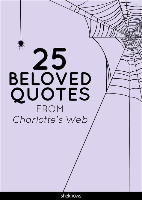 Our favorite ‘Charlotte’s Web’ quotes because Wilbur and Charlotte knew what was… Charlotte's Web Quotes, Charlotte's Web Craft, Charlottes Web Quotes, Charlotte Web Costume, Charlottes Web Activities, Charlotte's Web Book, Charlotte Web, Cover Ups Tattoo, Web Quotes