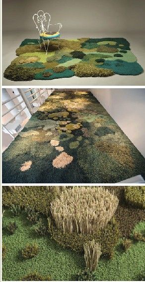 Aesthetic Carpet Bedroom, Alexandra Kehayoglou, Cool Carpet, Moss Rug, Grass Rug, Grass Carpet, The Leftovers, Green Carpet, The Factory