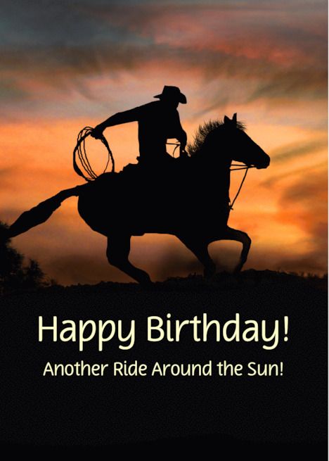 Birthday for Him Country Western Cowboy Custom Text card Happy Birthday Country, Happy Birthday Cowboy, Horses Birthday, Happy 68th Birthday, Happy 52 Birthday, Happy 48 Birthday, Happy 66th Birthday, Happy 44th Birthday, Happy 51st Birthday