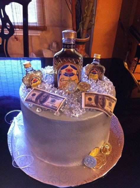 Why Has This Not Yet Been Made For ME . .lol Crown Royal Cake, Alcohol Cakes, Liquor Cakes, Booze Cake, Toadstool Cake, Liquor Cake, Infused Cupcakes, Alcohol Cake, Royal Cakes