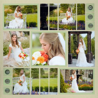 Mosaic Moments layout (pattern 99) Wedding Scrapbook Pages, Mosaic Moments, Wedding Scrapbooking Layouts, Picture Layouts, Photo Mosaic, Birthday Scrapbook, Wedding Scrapbook, Photo Layouts, Scrapbook Sketches