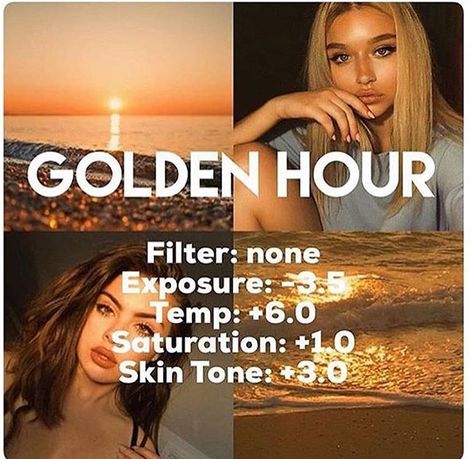 Golden hour VSCO filter code Vsco Hacks, Vsco Filter Instagram, Vsco Themes, Best Vsco Filters, Selfcare Skincare, Tips Nails, Vsco Pictures, Photoshop Tutorial Photo Editing, Photo Editing Vsco