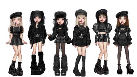 Kpop Everskies Outfits, Everskies Stage Outfits, Korean Outfits Kpop, Bratz Inspired Outfits, Preformance Outfits, Concept Clothing, Stage Costume, Cartoon Outfits, Virtual Fashion