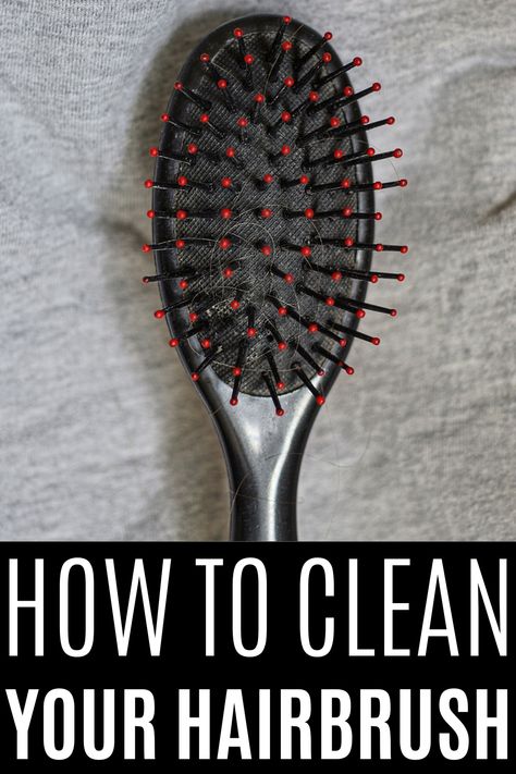 Learn how to clean your hairbrush to remove dirt, dead skin, and product buildup. Keep your scalp healthy by following these simple cleaning steps! How To Clean My Hair Brush, Clean Hair Brushes How To, How To Clean A Hairbrush, How To Clean Hair Brushes, Clean Your Hairbrush, Clean Hairbrush, Scalp Oil, Liquid Dish Soap, Clean Towels