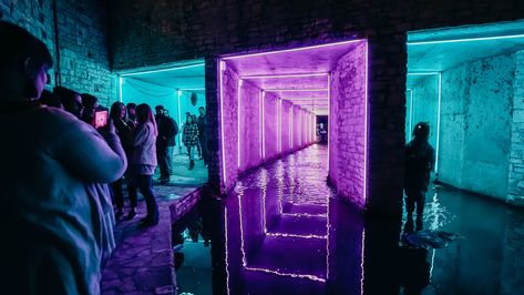 The sixth edition of Creek Show in Austin, United States, will display light-based art installations by six design teams, from November 7–17, 2019. Bamboo Art Installation, Poetic Photography, Bamboo Art, Reading Art, World Photography, Art Installation, Art Installations, Light Installation, House Made