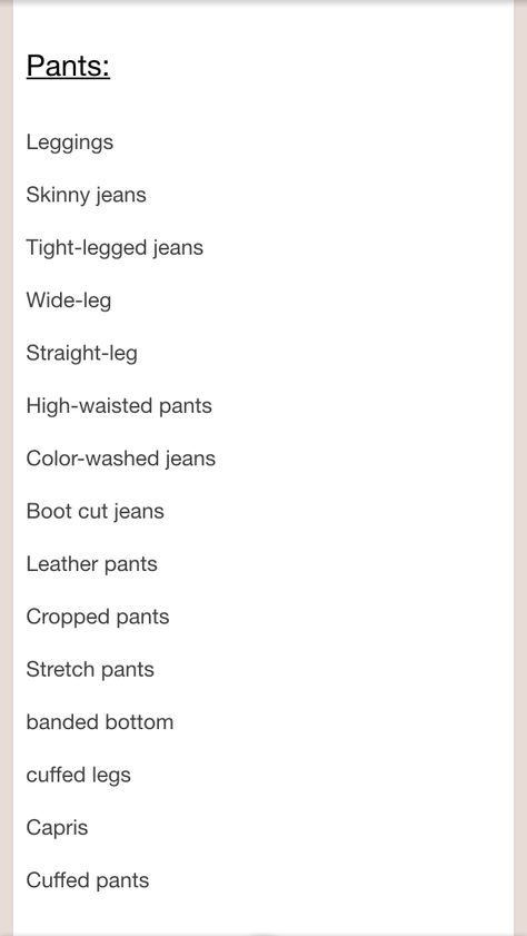 Clothing descriptions How To Write Clothing Descriptions, Descriptive Words For Clothing, Clothing Description Writing, Clothes Description Writing, Clothing Description Words, How To Describe Clothes In Writing, Describing Clothes Writing, Song Starters, Clothing Descriptions