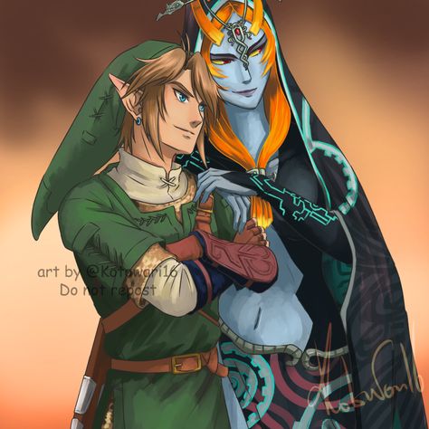 Legend Of Zelda Midna, Link And Midna, Legend Of Zelda Characters, Funny Tanks, Zelda Twilight Princess, Romantic Scenes, Zelda Art, Twilight Princess, Random Pictures