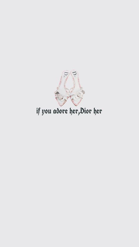 Dior Quotes Inspiration, Dior Captions For Instagram, If You Adore Her Dior Her, Dior Wallpapers Aesthetic, Her Captions, Dior Wallpapers, Dior Her, Dior Quotes, Dior Print