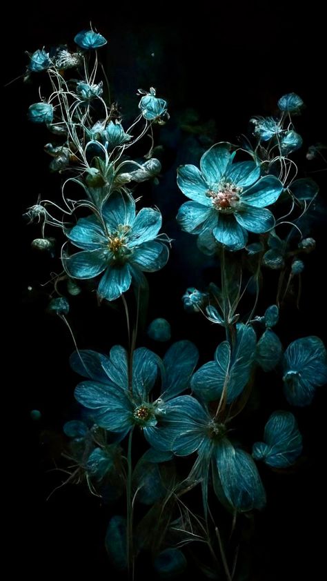 Black And Cyan Aesthetic, Dark Teal Iphone Wallpaper, Teal And Black Wallpaper, Japan Wallpaper, Blooming Succulents, Space Iphone Wallpaper, Nature Photography Trees, Blue Succulents, Dark Aqua