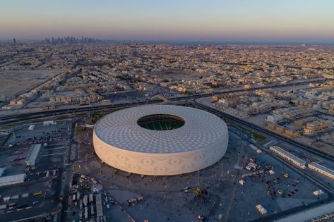 Stadium shaped like an Arab cap opens ahead of Qatar World Cup Qatar Football Stadium, Qatar Stadium, World Cup Stadiums, Education City, Qatar World Cup, Fifa 2022, 2022 World Cup, Stadium Design, Chief Architect