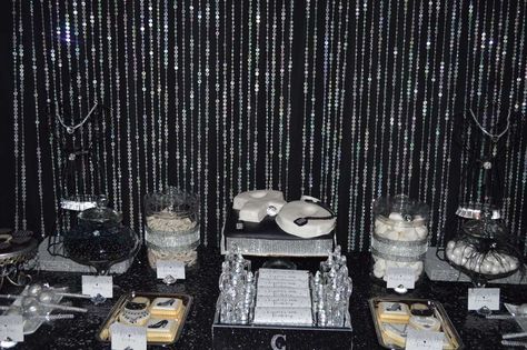 Black and Bling Birthday Party Ideas | Photo 12 of 12 Bling Birthday Party Ideas, Black And Bling Party, Bling Party Decorations, Bling Birthday Party, Bling Party, Turquoise Wedding, 15th Anniversary, 50th Birthday Party, Creative Outlet