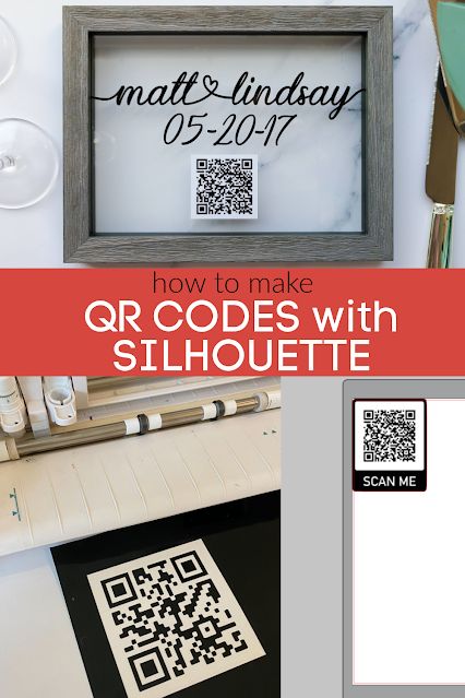 Diy Qr Code Sign, Make Qr Code, Silhouette Cameo Projects Vinyl, Craft Trends, Silhouette School Blog, Papercut Art, Qr Code Generator, Silhouette Curio, Silhouette School