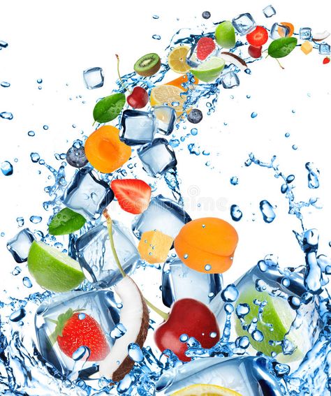 Fresh Fruit in Water Splash Stock Photo - Image of lemon, care: 25702164 Fruit In Water, 2010s Nostalgia, Sweet Boyfriend, Water Images, Water Splash, Fruit Water, Retro Futurism, Ice Cubes, Phone Themes