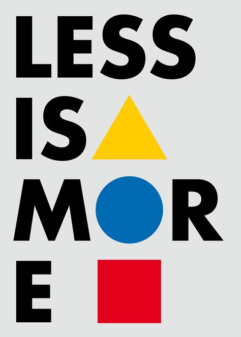 less is more Bauhaus Graphic Design, Bauhaus Architecture, Bauhaus Movement, Bauhaus Art, Bauhaus Poster, Bauhaus Style, Bauhaus Design, Grafic Design, Typography Inspiration