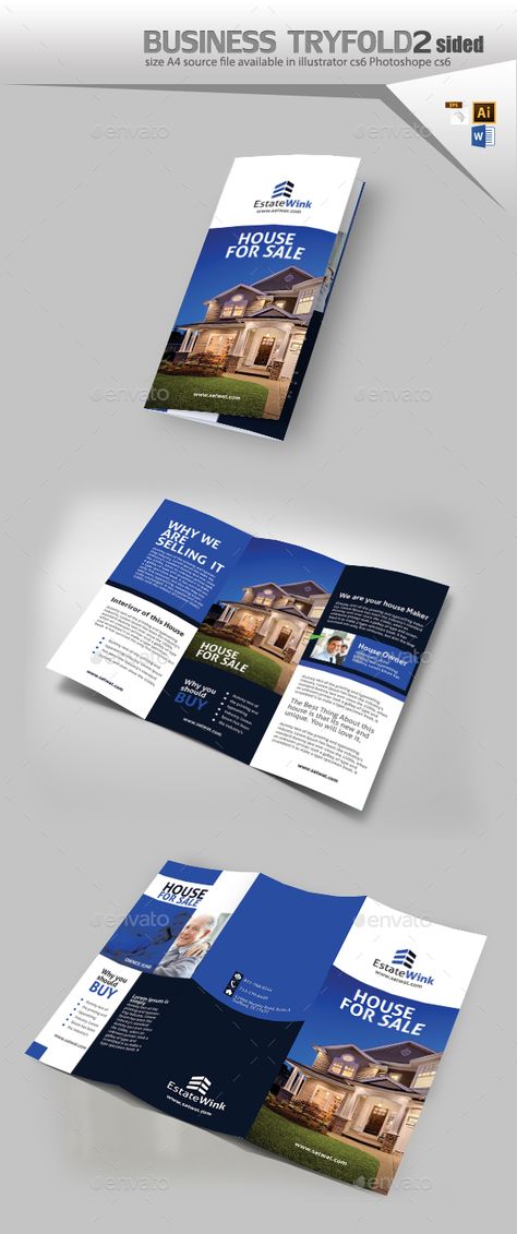 House Brochure Design, Sales Brochure Design, Three Fold Brochure Design, 3 Fold Brochure Design, Property Brochure Design, House Brochure, Visit Cards, Property Brochures, Sports Design Ideas