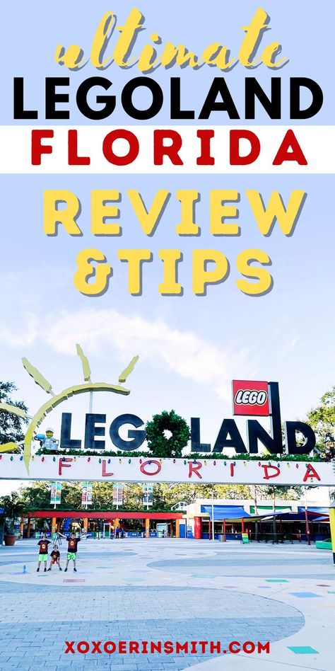 Legoland florida theme park entrance and title ultimate Legoland Florida tips and review Orlando Florida Vacation, Winter Haven Florida, Florida Theme Parks, Florida Getaway, Legoland Florida, Florida Parks, Florida Travel Guide, Visit Orlando, Orlando Travel