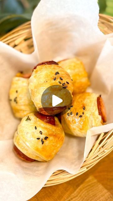 Tina & Brandon on Instagram: "The EASIEST crispy cheesy sausage rolls with green onion pancake

#cheese #foodies #cooking #recipe #easyrecipes #foodstagram #fyp #airfryer #pastry" Green Onion Pancake, Onion Pancake, Asian Foods, Sausage Rolls, Green Onion, Cooking Recipe, Green Onions, Asian Recipes, Pancakes