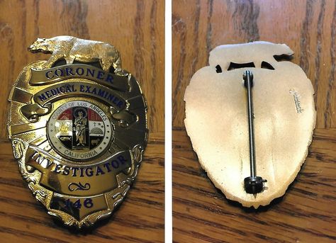 Investigator, Coroner, Medical Examiner, Los Angeles County Coroner Aesthetic, Medical Examiner Aesthetic, Coroner Investigator, Credence Aesthetic, Mortuary Science, Police Officer Badge, Medical Examiner, Police Badges, Fire Badge