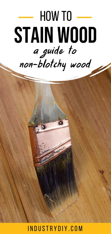 You've built a woodworking DIY project and now you need to know how to stain it so it's not blotchy. Here's a visual guide on how to stain soft wood that tends to get an uneven stain color if not done correctly. Staining Cherry Wood, Old Masters Gel Stain, Cherry Wood Stain, Scratched Wood, All Kinds, Stain Wood, Wood Finishing, Oil Based Stain, Furniture Flipping