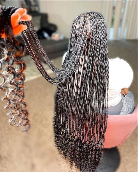 Black Hair Protective Styles, Braided Hairstyles For Black Women Cornrows, Big Box Braids Hairstyles, Braids Hairstyles For Black Women, Cute Box Braids, Goddess Braids Hairstyles, African Hair Braiding Styles, Girl Braided Hairstyles, Cute Braided Hairstyles