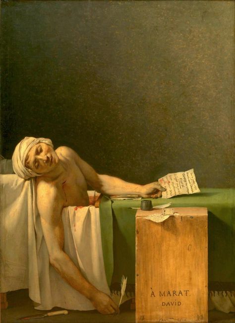 La muerte de Marat - Jaques-Louis David - Historia Arte (HA!) Jacque Louis David, Jacques Louis David, Google Art Project, Camille Claudel, Most Famous Paintings, Francisco Goya, Caspar David Friedrich, Georges Seurat, Hieronymus Bosch